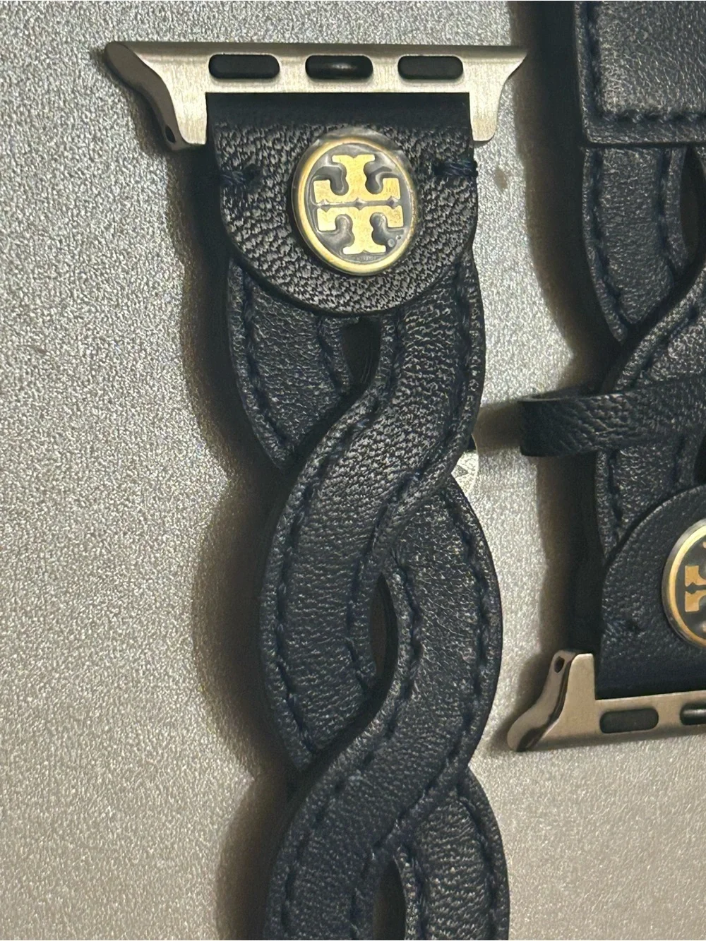 Tory Burch Miller Braided Leather Apple Watch ⌚️ Band 38-42 NWOT